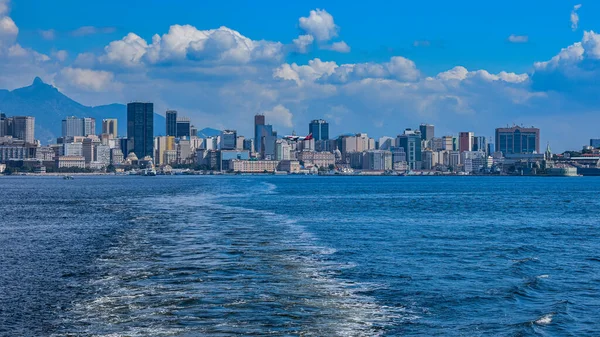 Rio Janeiro Brazília Circa 2021 Guanabara Öböl Tájképe Rio Janeiro — Stock Fotó