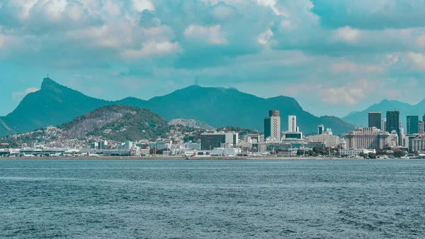 Rio Janeiro Brasile Circa 2021 Paesaggio Della Baia Guanabara Rio — Foto Stock