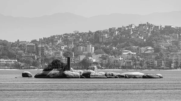 Rio Janeiro Brazylia Circa 2021 Krajobraz Zatoki Guanabara Rio Janeiro — Zdjęcie stockowe