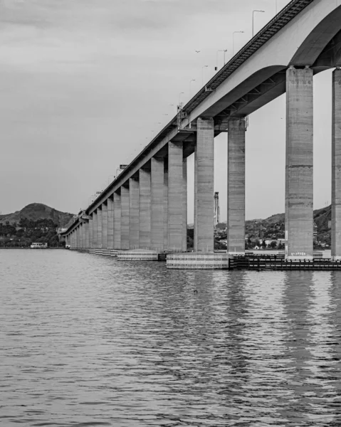 Costa Silva Elnök Hídja Közismert Nevén Rio Niteroi Híd Guanabara — Stock Fotó