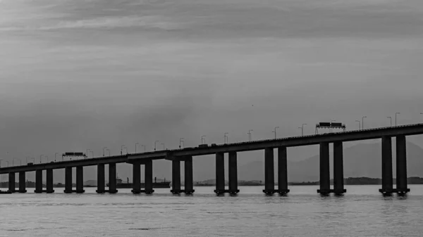 Presidente Costa Silva Brug Volksmond Bekend Als Rio Niteroi Brug — Stockfoto