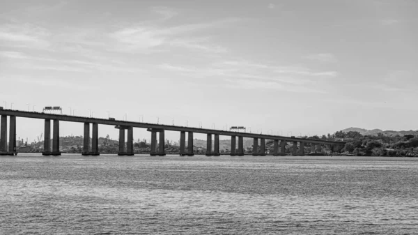 Ponte Presidente Costa Silva Popularmente Conhecida Como Ponte Rio Niteroi — Fotografia de Stock