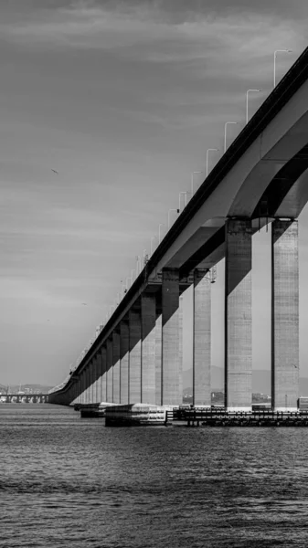 Başkan Costa Silva Köprüsü Guanabara Körfezi Üzerindeki Rio Niteroi Köprüsü — Stok fotoğraf