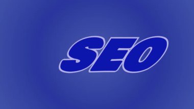Büyüme diyagramlı ve oklu SEO imzası. İş büyütme konsepti. Animasyon okları yükseliyor. Başarı kavramı, kâr. Arama motoru optimizasyon avantajları. Logo Seo.