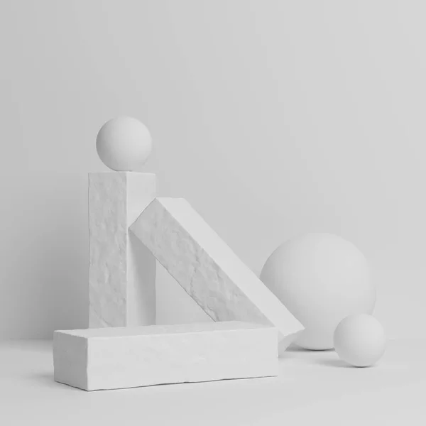 Fondo Abstracto Simulacro Escena Con Forma Geometría Podio Para Visualización — Foto de Stock