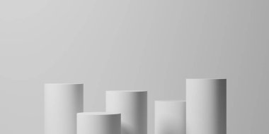 Marka ürün sunumu için soyut arkaplan minimal biçimi. Boş alanla sahneyi düzenle. 3d oluşturma