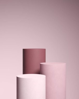 Ürün markalaştırma sunumu için soyut arkaplan minimal biçimi. Boş alanla sahneyi düzenle. 3d oluşturma