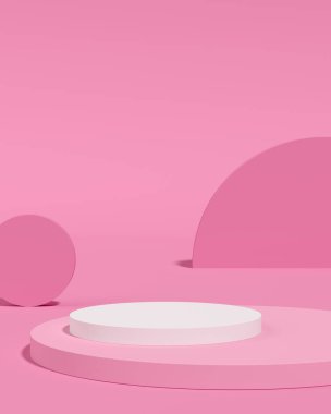 Ürün markalaşması için soyut arkaplan minimal tarzı. Sahneyi ve boş alanı düzenle. 3d hazırlayıcı