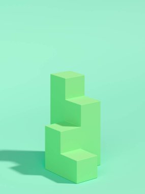 Ürün markalaşması için soyut arkaplan minimal tarzı. Sahneyi ve boş alanı düzenle. 3d hazırlayıcı