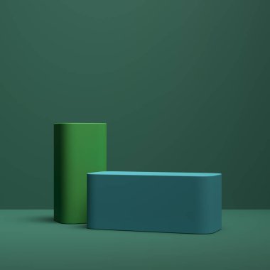 Ürün markalaşması için soyut arkaplan minimal tarzı. Sahneyi ve boş alanı düzenle. 3d hazırlayıcı