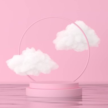 Ürün markalaşması için soyut arkaplan minimal tarzı. Sahneyi ve boş alanı düzenle. 3d hazırlayıcı