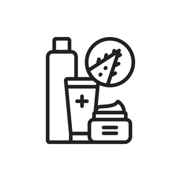 Aloe cosmetic color line icon. Vector illustration. Outline pictogram for web page, mobile app, promo — Stock Illustration Aloe cosmetic color line icon. Vector illustration. Outline pictogram for web page, mobile app, promo Stock Illustration