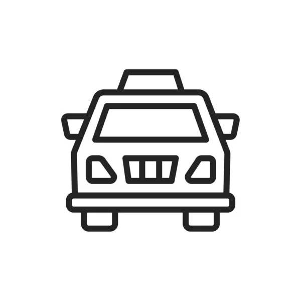 Taxifarbzeilen-Symbol. Isoliertes Vektorelement. — Stockvektor