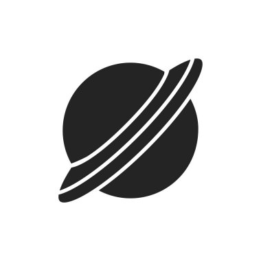 Uranüs renk çizgisi simgesi. Web sayfası, mobil uygulama, tanıtım için resim grafiği. 