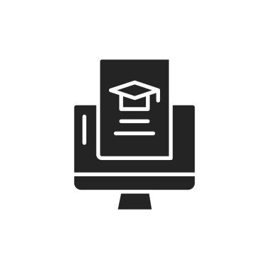 Rota materyali siyah kabartma simgesi. Vektör çizimi. Web sayfası, mobil uygulama, tanıtım için resim çizelgesi