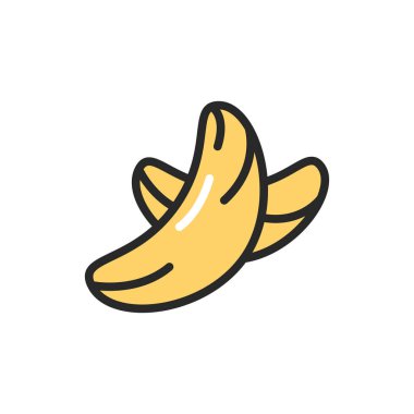 Kaju rengi çizgi simgesi. İzole vektör elementi. Web sayfası, mobil uygulama, tanıtım için resim çizelgesi.