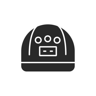 UV, LED lamba renk çizgisi simgesi. İzole vektör ögesi.