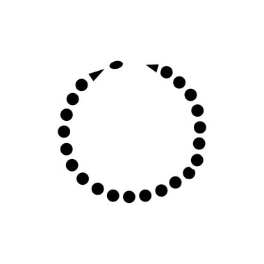 Bileklik çizgisi simgesi. İzole vektör ögesi.