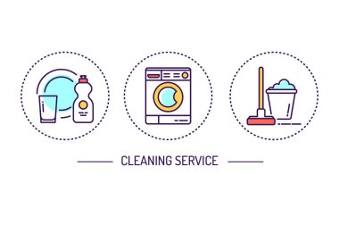 Profesyonel yüz makyajı renk çizgisi simgeleri ayarlandı. İzole vektör ögesi. 