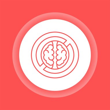 Fındık alerjisi renk düğmesi simgesi. Alerjik madde. Yiyecek dayanıksızlığı. Web sayfası, mobil uygulama, tanıtım için resim grafiği.