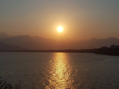 Antalya 'da fantastik gün batımı