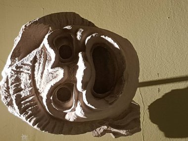 Müzedeki Antik Yunan heykeli