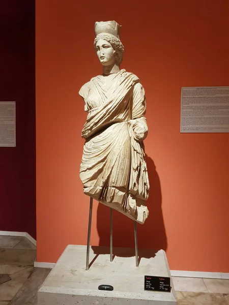 Statua Greca Antica Nel Museo — Foto Stock