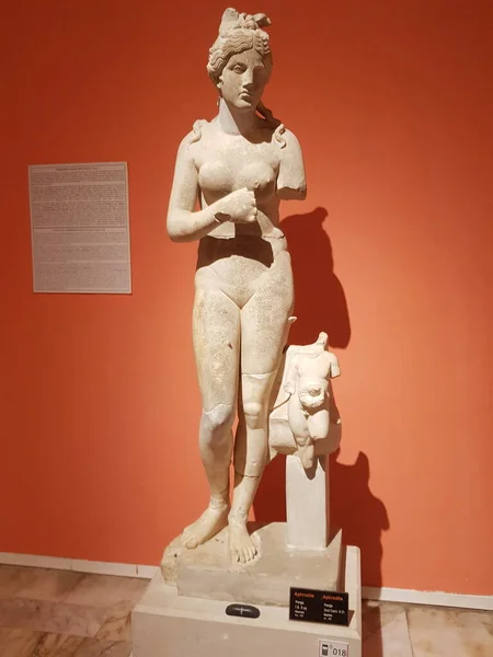 Oud Grieks Standbeeld Museum — Stockfoto