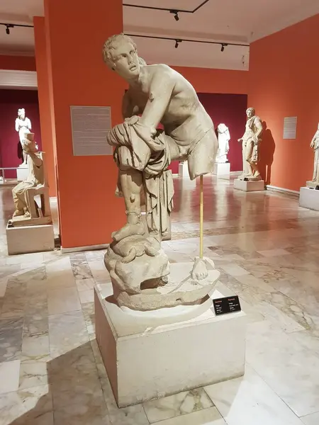 Statue Grecque Antique Musée — Photo