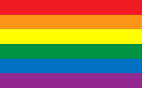 Arco Iris Lgbt Colorido Fondo Texturizado Bandera Símbolos Lgbt Ilustración — Vector de stock