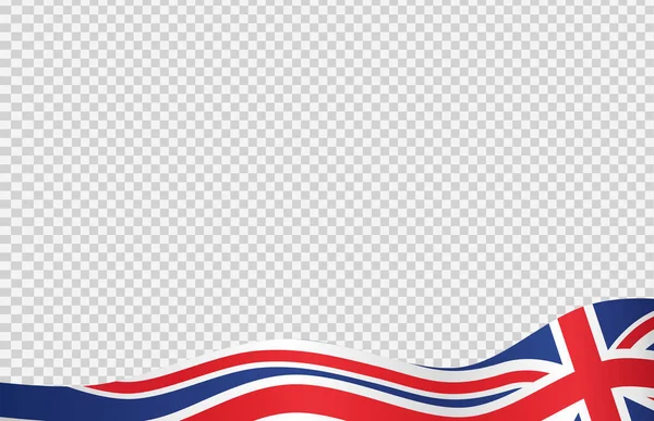 영국의 웨이브 Waving Flag Png Transparent Background Symbols United Kingdom — 스톡 벡터