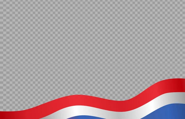 Acenando Bandeira Holanda Isolado Png Fundo Transparente Símbolo Holanda Modelo —  Vetores de Stock