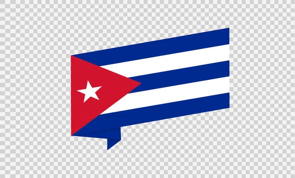쿠바의 웨이브 Waving Flag Png Transparent Background 쿠바의 Symbol Cuba — 스톡 벡터
