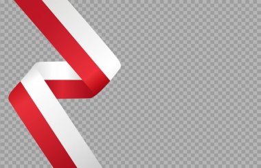 Polonya 'nın dalgalı bayrağı png veya şeffaf arkaplanda izole edilmiş, Polonya Sembolü, afiş, kart, reklam, tanıtım, vektör illüstrasyonu birinci altın madalya sahibi ülke