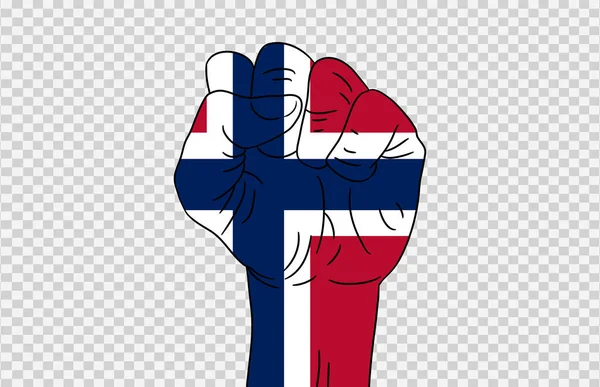 Norwegia Flaga Kolorowe Strony Izolowane Png Lub Przejrzyste Tło Symbole — Wektor stockowy