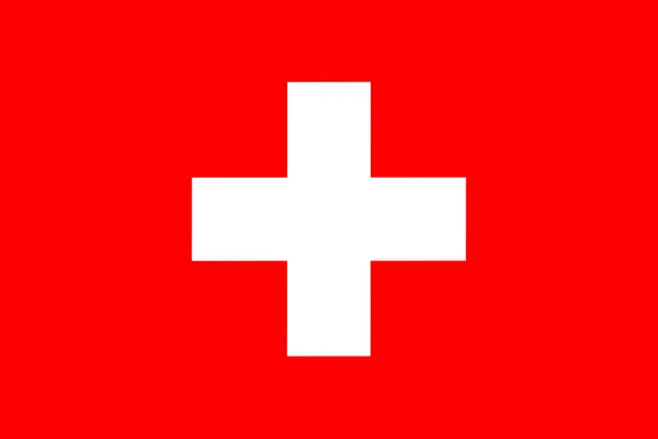 Suíça Cor Forma Padrão Símbolos Suíça Banner Modelo Cartão Publicidade —  Vetores de Stock