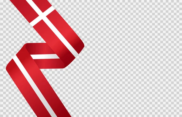 Macha Flaga Danii Izolowane Png Lub Przejrzyste Tło Symbol Danii — Wektor stockowy