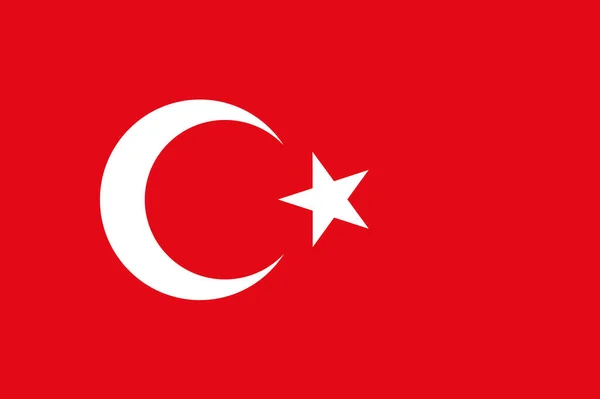 Türkei Standardform Farbe Symbole Der Türkei Vorlage Banner Karte Werbung — Stockvektor