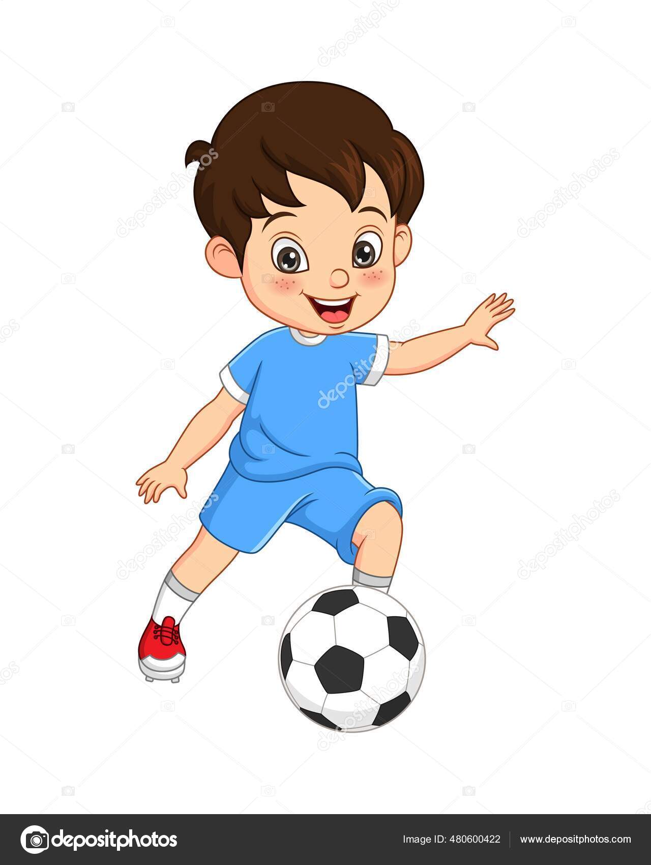 Soccer Player Cartoon Stock Vector Royalty Free 1102637123