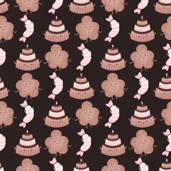 Pattern Bun Cake Candy — Stock Photo, Image