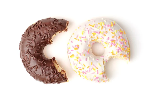 Rosquillas aisladas en blanco —  Fotos de Stock