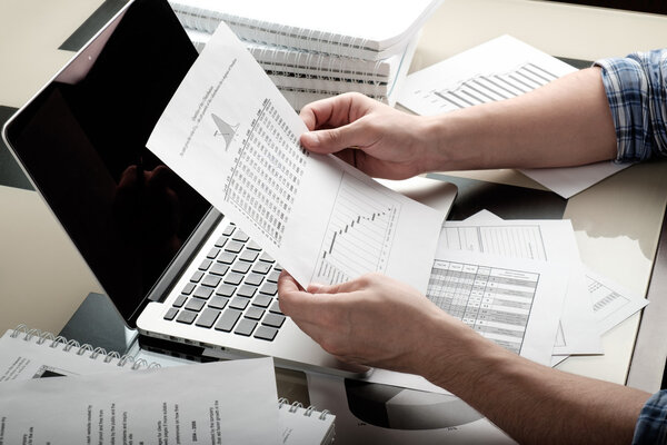 Working in a home office