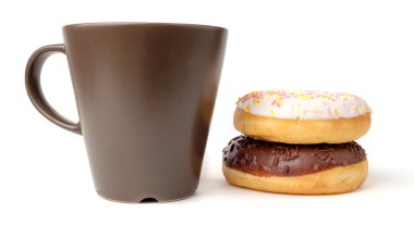 Kahverengi Kupası ve çörekler