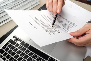 Bir ev ofis çalışma