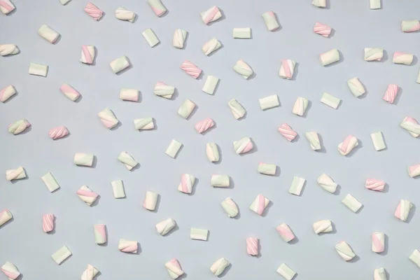 Marshmallows επίπεδη θέσει — Φωτογραφία Αρχείου