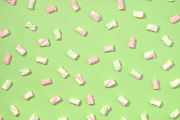 Marshmallows επίπεδη θέσει — Φωτογραφία Αρχείου