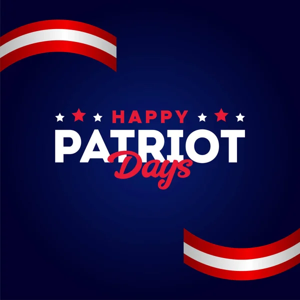 Happy Patriot Day Design Illustration — Stockvektor