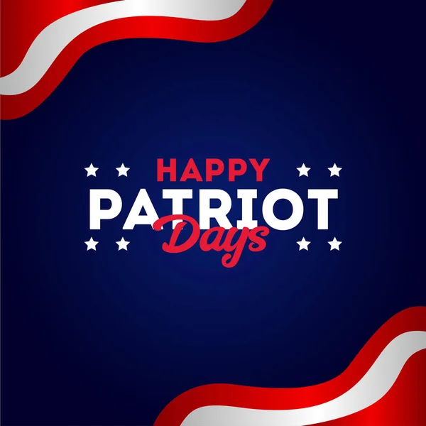 Happy Patriot Day Design Illustration — Stock Vector