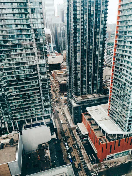 Uitzicht Het Centrum Van Toronto Stad Canada Ontario Van Boven — Stockfoto