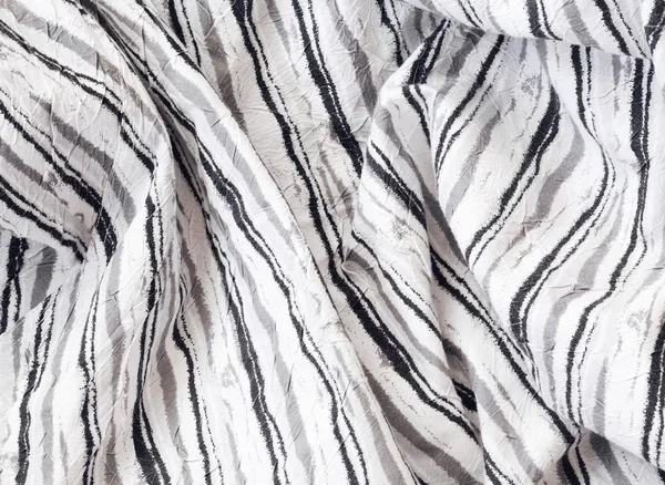 Tejido de textura de lino de algodón rayado — Foto de Stock